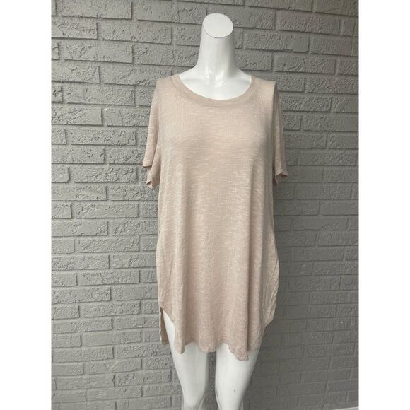 Wassio Side Slit Slub Knit Top Size XL - Picture 3 of 9